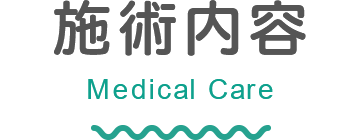 施術内容 Medical Care