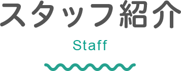 スタッフ紹介 Staff